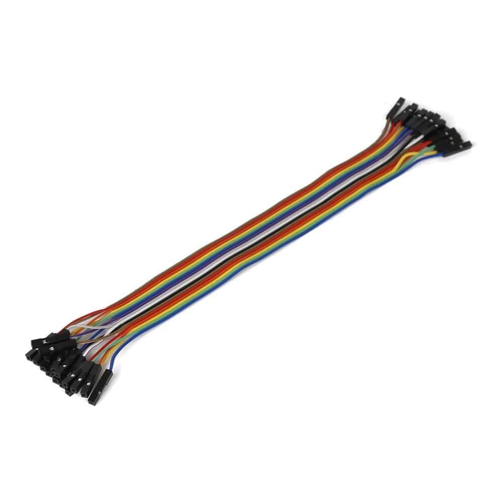 Ribbon Cable 16-wire, FeMale/FeMale, 20 cm