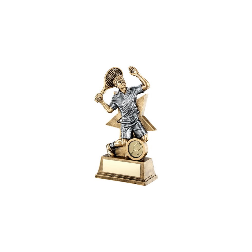 Male Tennis Two Tone Award - 3 Sizes