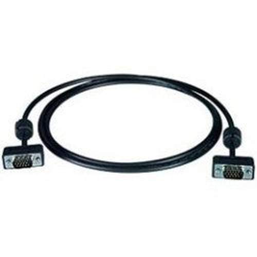 VEXT-UTHN-F-25-MM - Ultra Thin VGA Male Cable Gold Plated WUXGA 15HD Ferrites 25 ft 15HD Male - 15HD Male Black