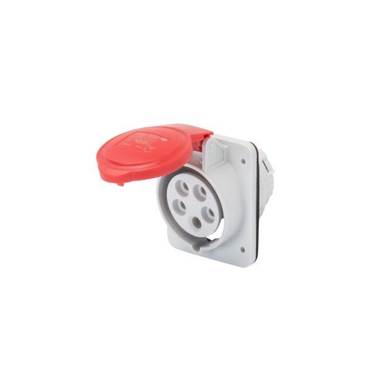 Gewiss Mounting Socket Outlet IP44 3P+N+E 16A 400V Red