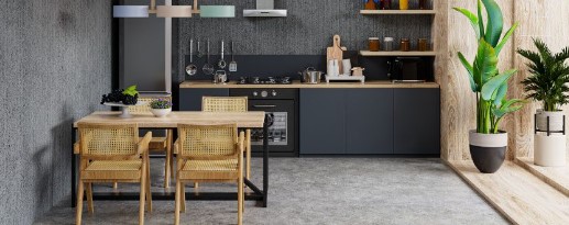 STYLE AND DURABILITY – THE MICROCEMENT KITCHEN