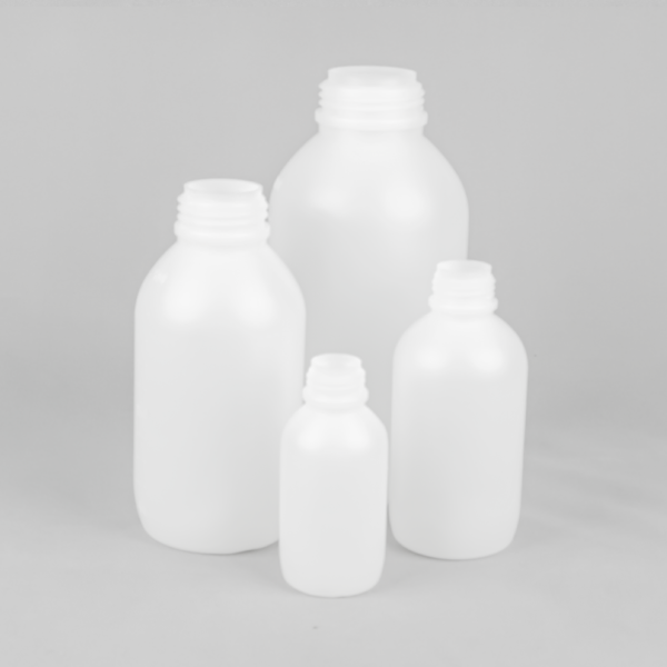 Suppliers of Medium Neck Graduated Plastic Bottle Series 307 HDPE UK