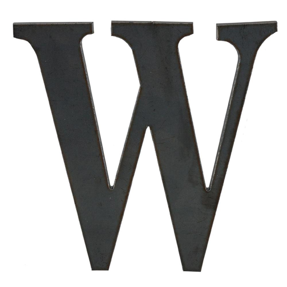 Profiled Letter W - Mild SteelHeight 50mm - 3mm Thick