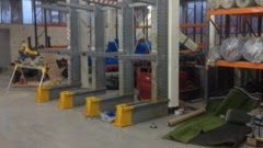 Industrial Cantilever Racks Installation