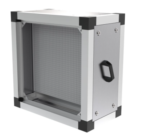 KKF-ALU 100-filter-section with alu-filter and grease-pan