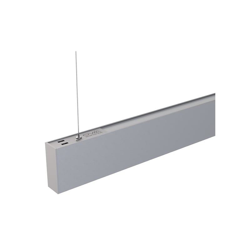 Ovia 36W Down & 6W Up 1200mm Dimmable CCT Suspended Linear Grey