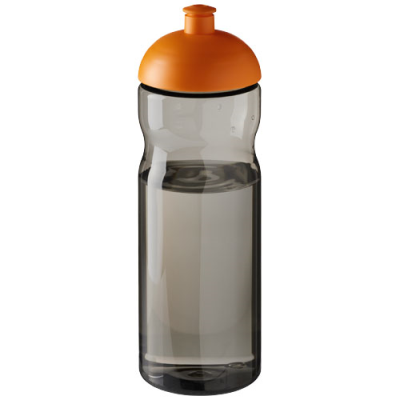 H2O ACTIVE® ECO BASE 650 ML DOME LID SPORTS BOTTLE in Charcoal & Orange.