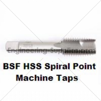 1&#34;x10 BSF HSS Spiral Point Machine Tap