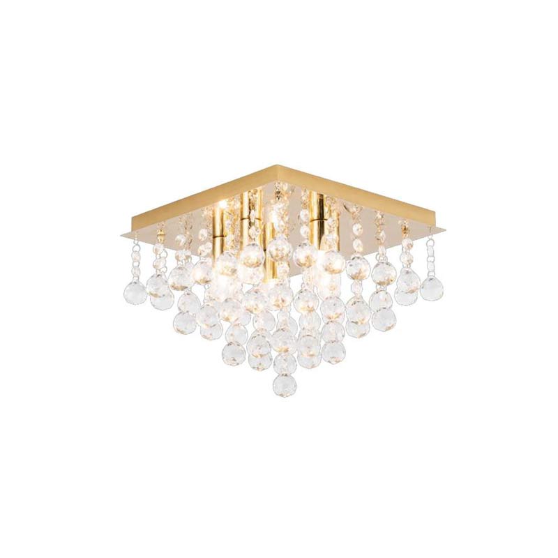 Forum Orlando LED Bathroom Ceiling Light 5xG9 Satin Brass