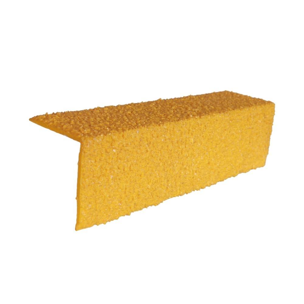 Step Nosing 55mm Coarse Grit Yellow Samp200mm Long (55x55mm) - Coarse Grit