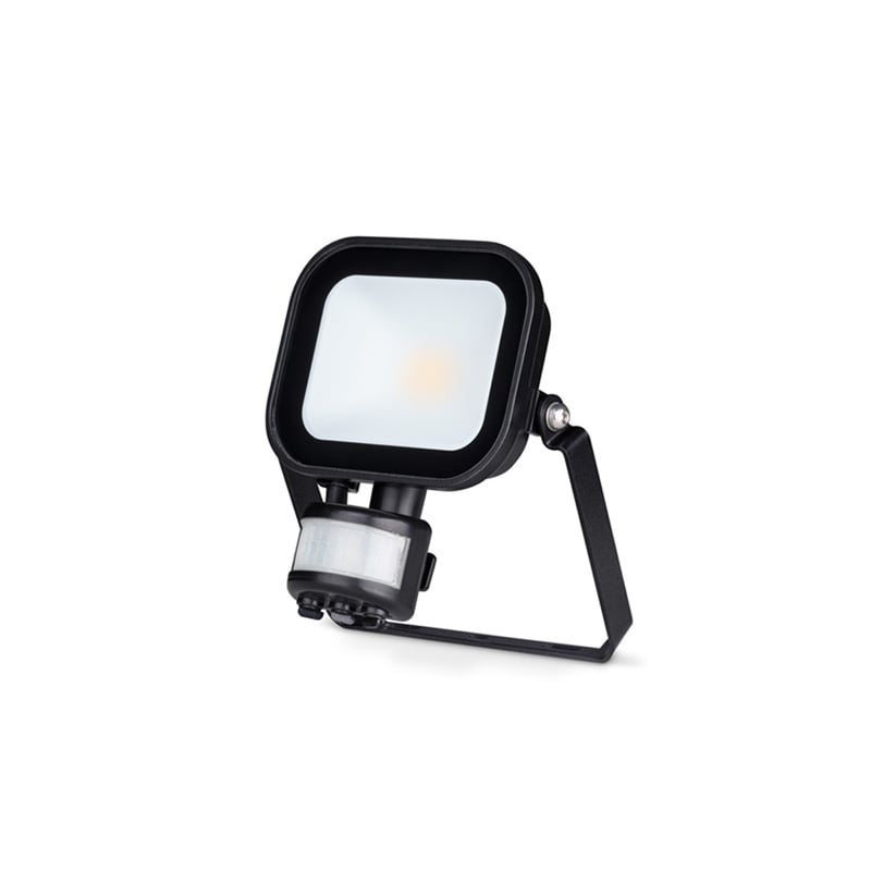 JCC Niteflood LED Floodlight with PIR 10W IP65 4000K Black