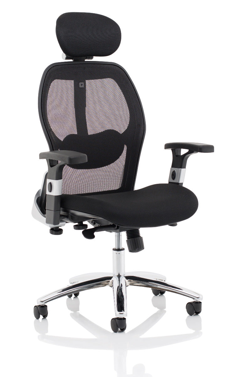 Sanderson Mesh Seat and Back Office Chair - Multiple Colour Options North Yorkshire