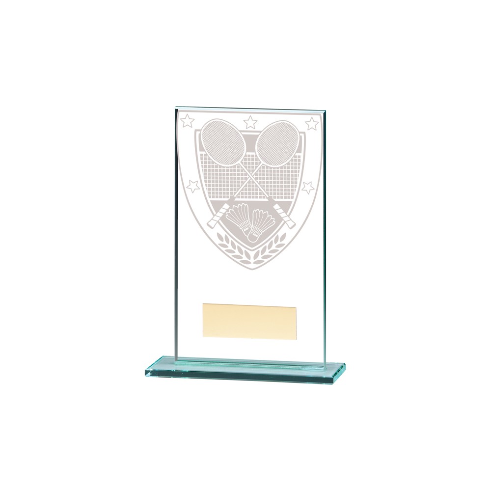 Millennium Glass Badminton Award - 5 sizes