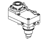 Double axial boring bar holder &#216;32