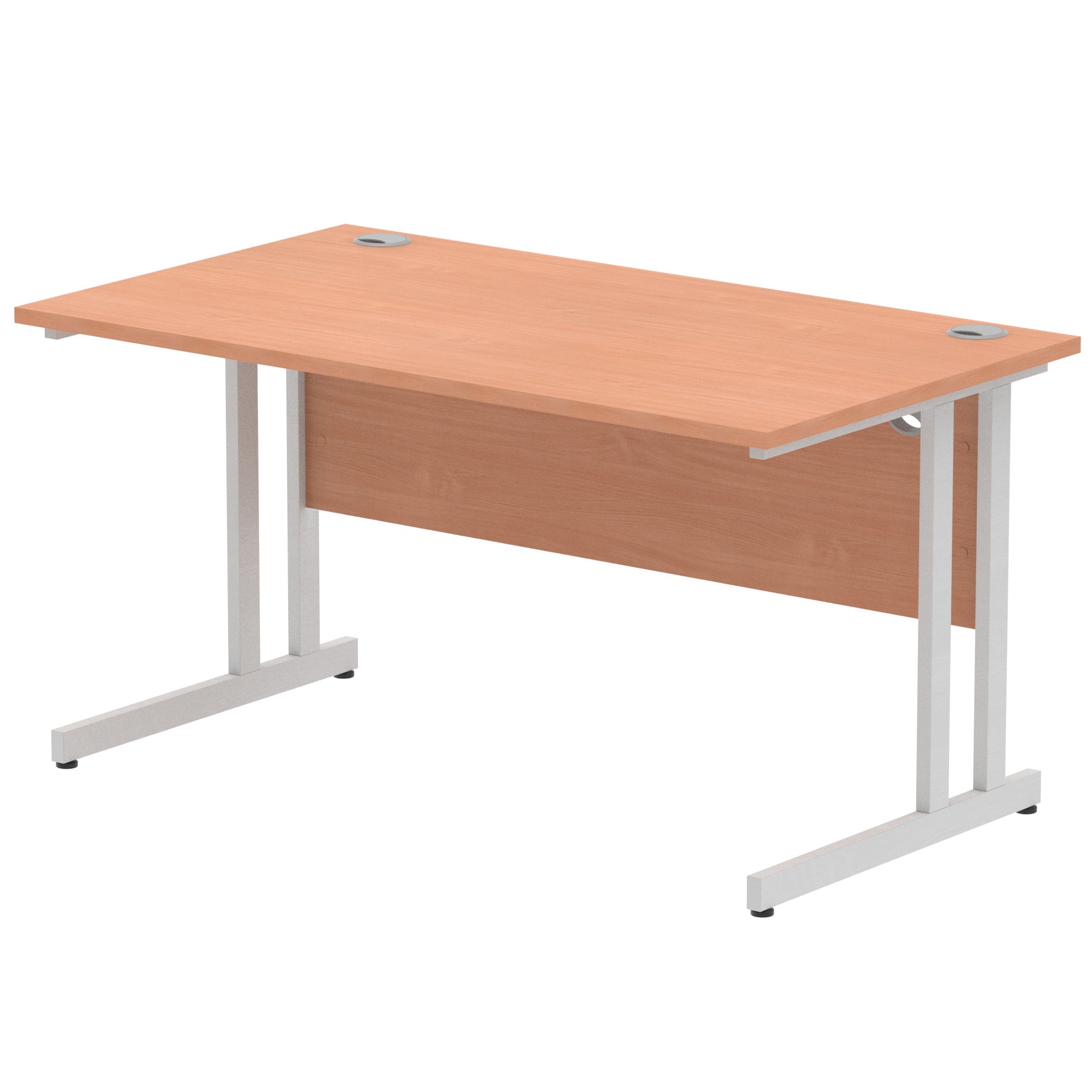 Specialising In Impulse Straight Desk Cantilever Leg - 1400mm - Multiple Colour Options UK