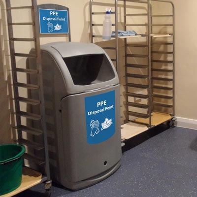 Combo&#8482; PPE Disposal Bin