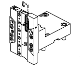 Double axial boring bar holder