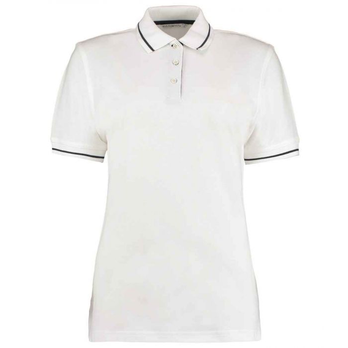 Kustom Kit Ladies St Mellion Tipped Cotton Piqu� Polo Shirt