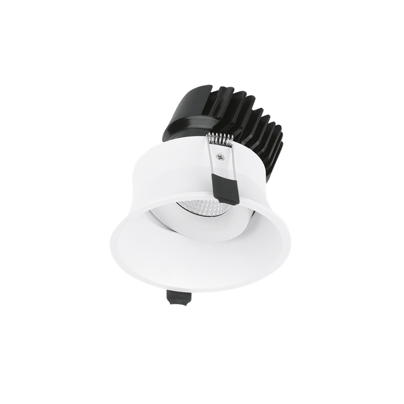 Aurora IP44 Baffle Dimmable Adjustable LED Downlight 3000K 15W