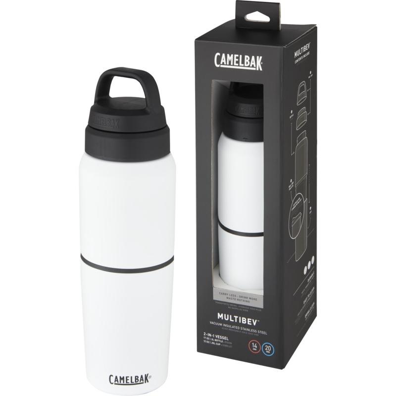 MultiBev vacuum insulated stainless steel 500 ml bottle and 350 ml cup