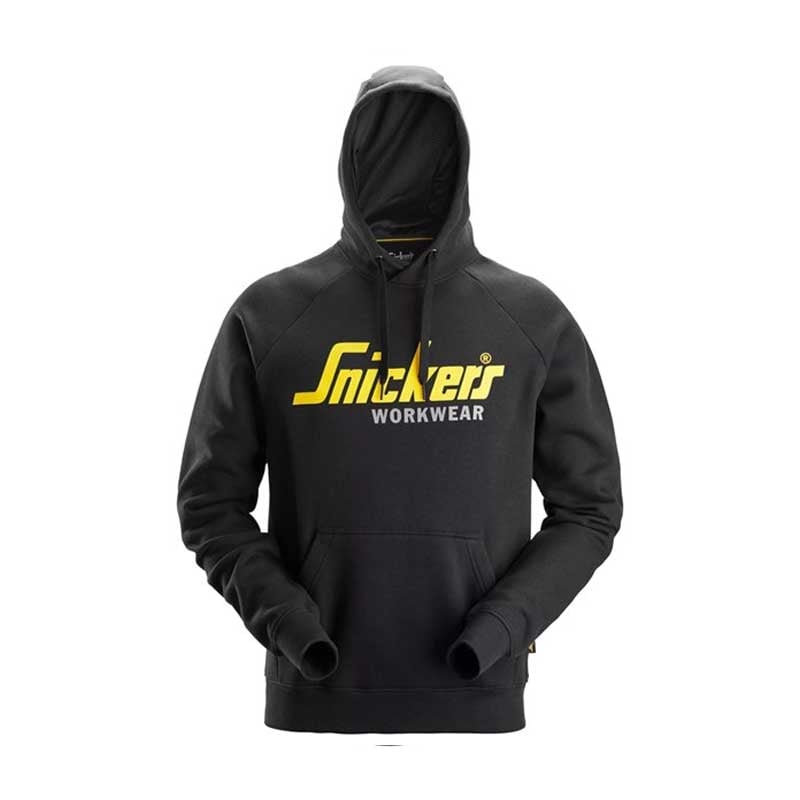 Snickers 2899 Classic Logo Hoodie Black Size: L