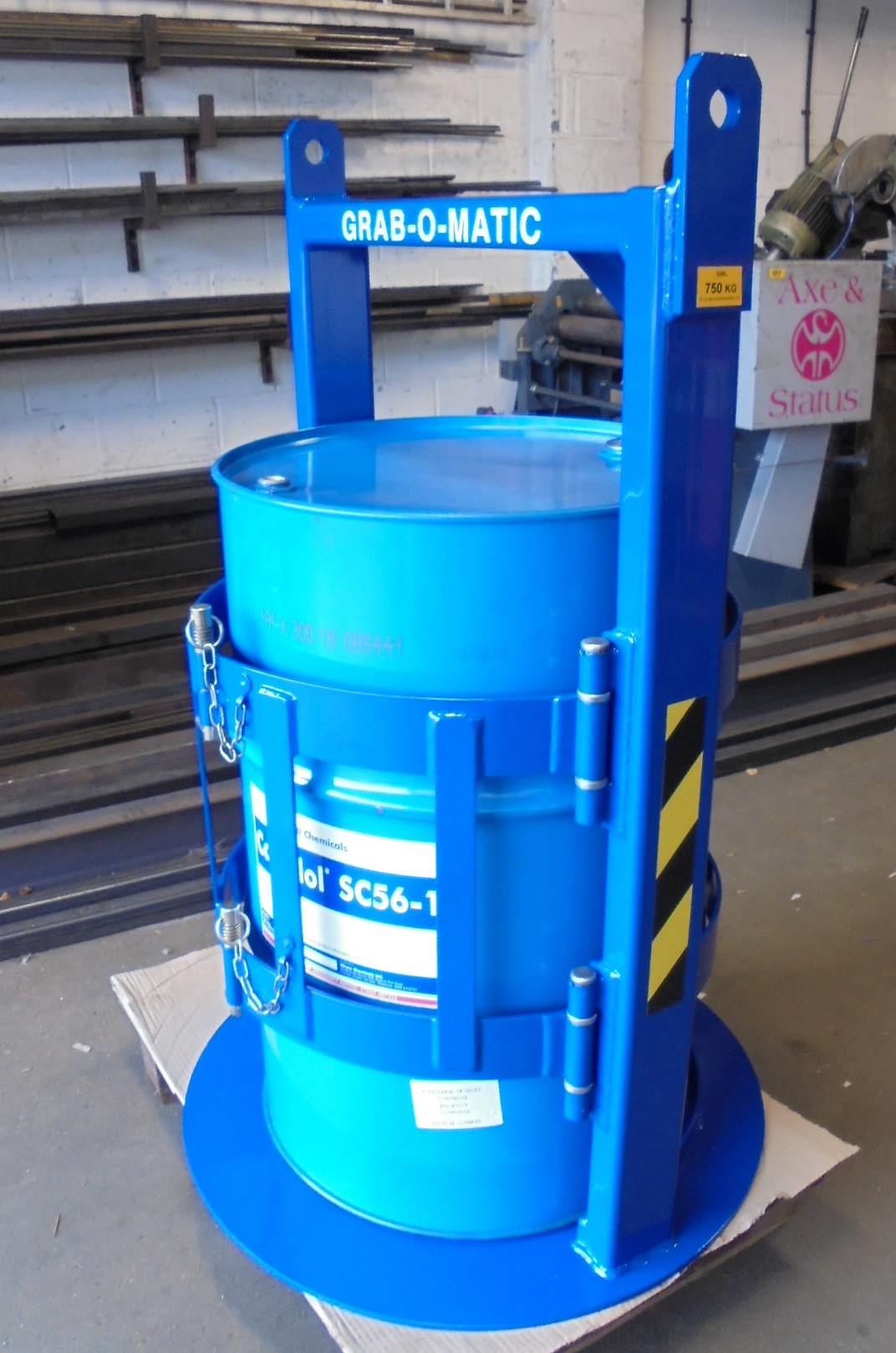 Transform your Oil and Gas operations with Grab-O-Matic forklift drum handling attachments