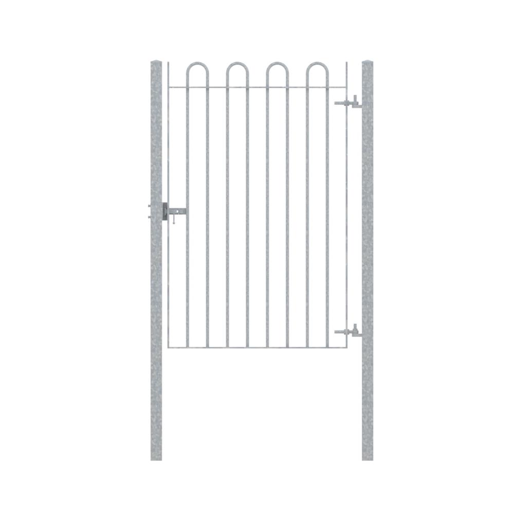 Single Leaf Concrete-in Gate 20x1800mmGalv. c/w Posts & Fittings (Hollow)