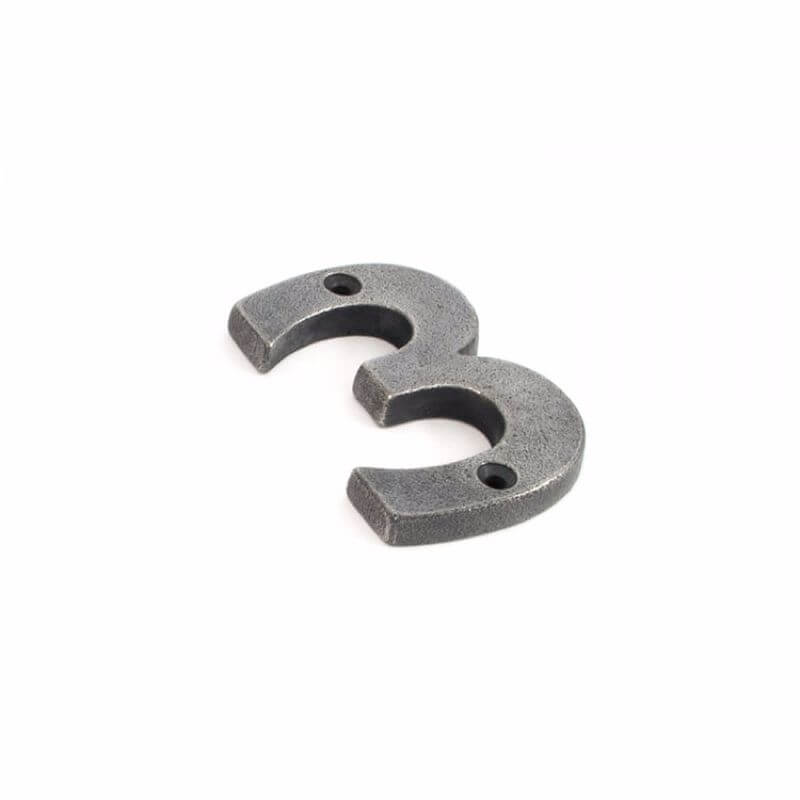 Anvil 83733 Antique Pewter Numeral 3