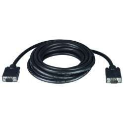 VEXT-6-MM - VGA Cable 15HD Male WUXGA Gold Plated Interface Display 6 ft 15HD Male - 15HD Male Black