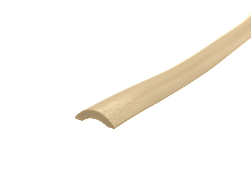 Beige Screw Cover Strip Herzim Trim - 12.3mm Wide
