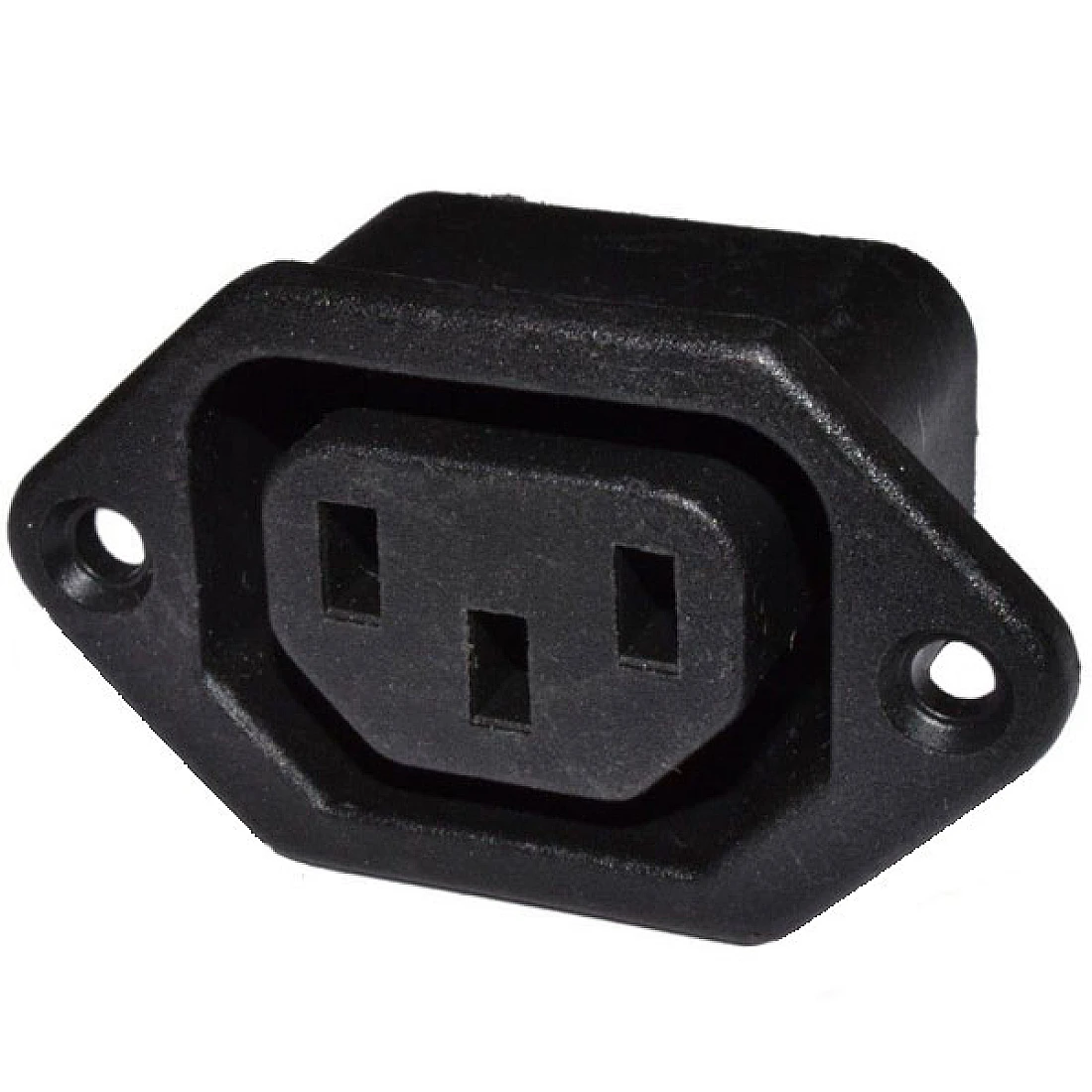 IEC C13 Panel Mount IEC Plug Female, 10A, 250 V ac