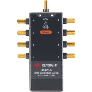 Keysight U9428A/002/201/301 Solid State FET Switch, 300 kHz-26.5 GHz, SP8T, USB, U942xA/B/C Series