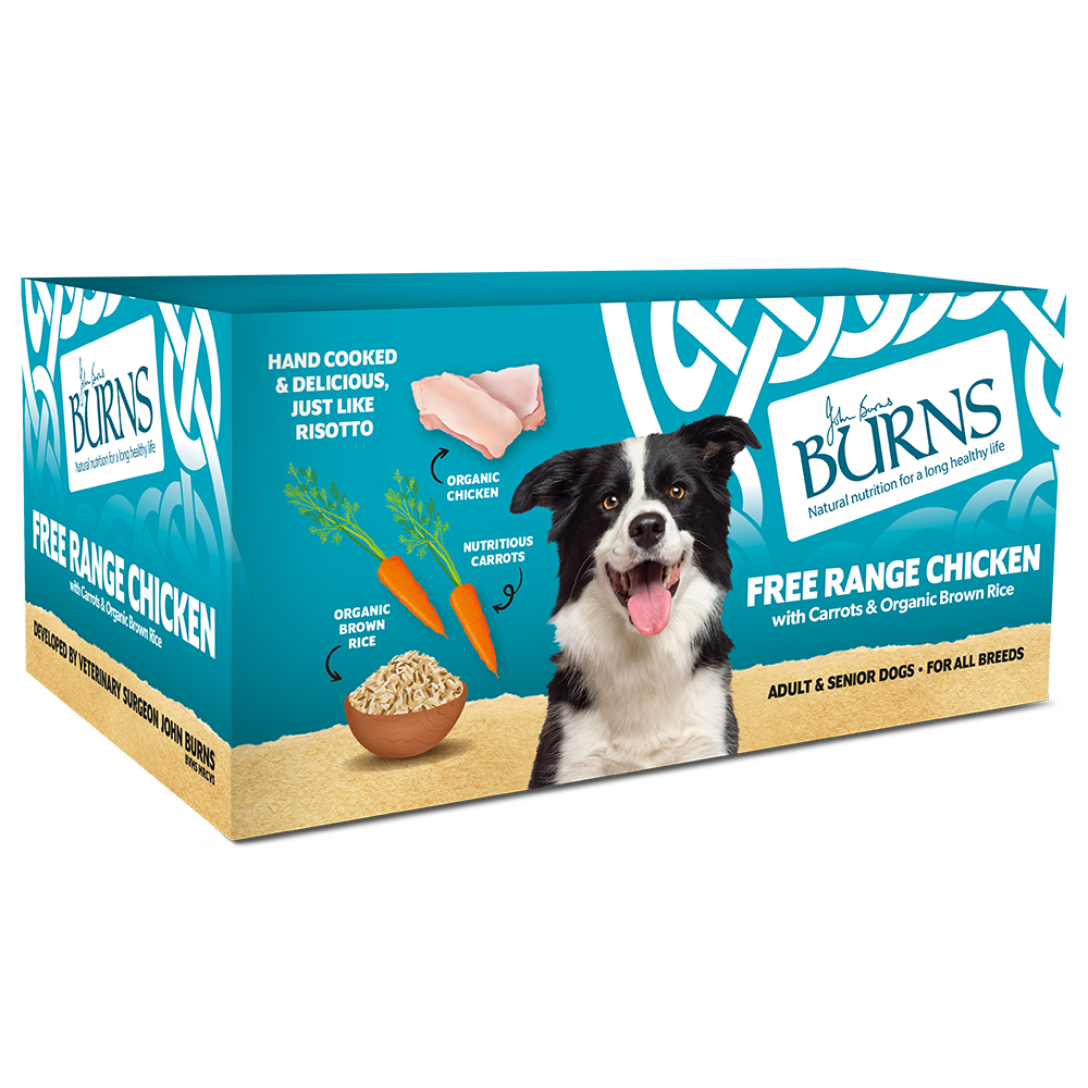 UK Stockists of Burns Wet Food-Free Range Chicken with Carrots & Brown Rice