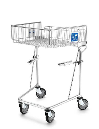Trolley For Wheel Chair Use for Supermarket