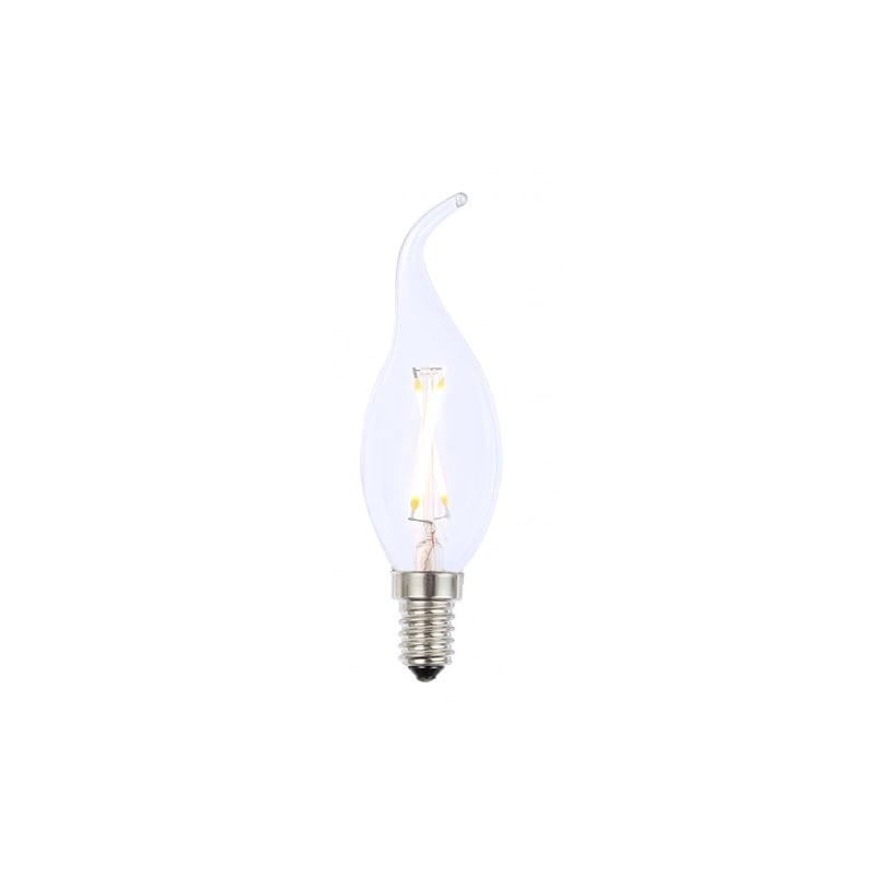 Forum LED Filament Candle Lamp E14 Clear