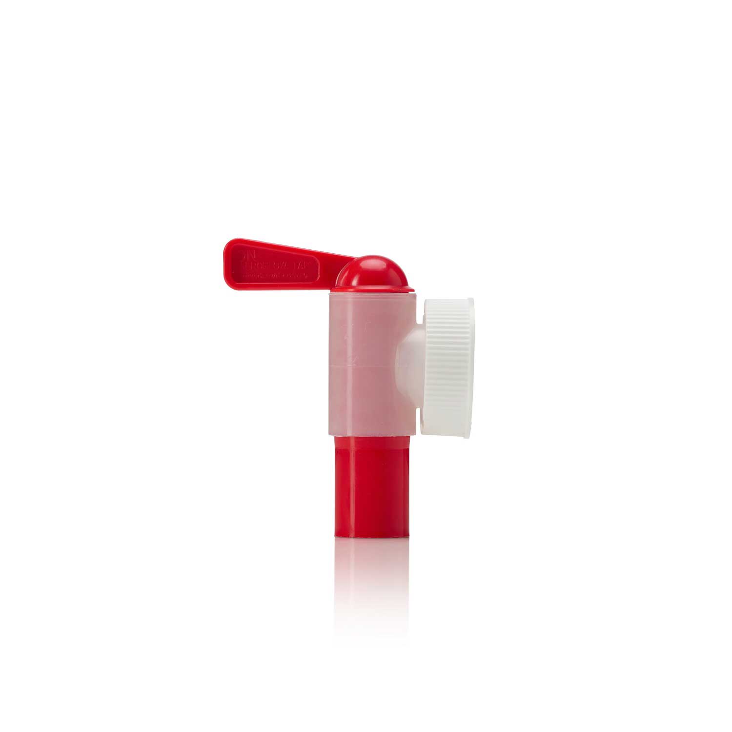 38mm Natural/Red Jumbo Hex Tap