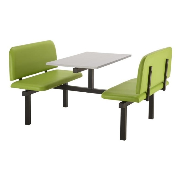 CU94 - 4-Seater Oscar Canteen Unit - 2 Way Access, Green, Grey