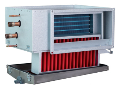 PGK 40-20-3-2,0 Rectangular (400mm x 200mm) cold water fed duct cooler