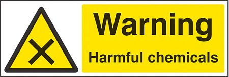 Warning harmful chemicals