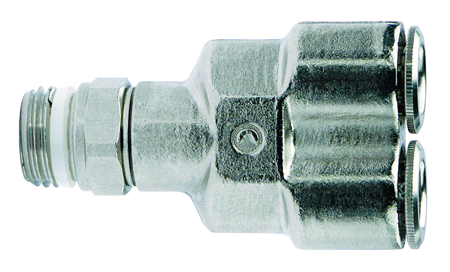 CAMOZZI Swivel Y Connector BSPP