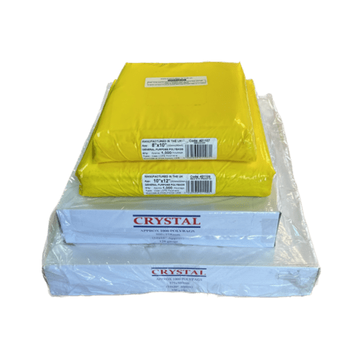 Suppliers Of Poly Bags - Various Sizes Cased 1000