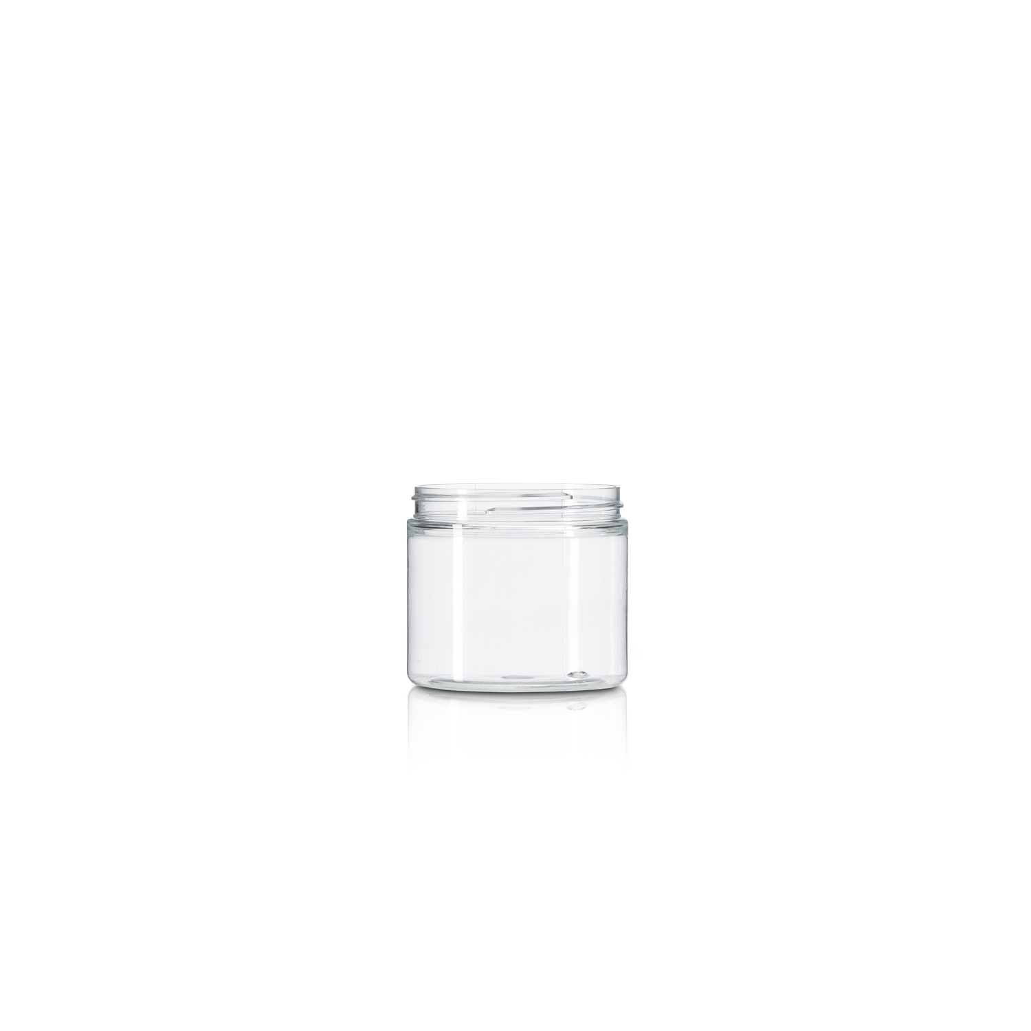 200ml Clear PET Straight-Sided Jar - 70/400 neck