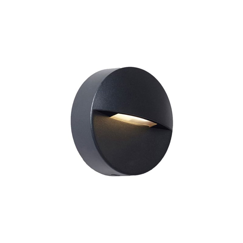 Ansell Pi LED Low Level CCT Wall Light Graphite