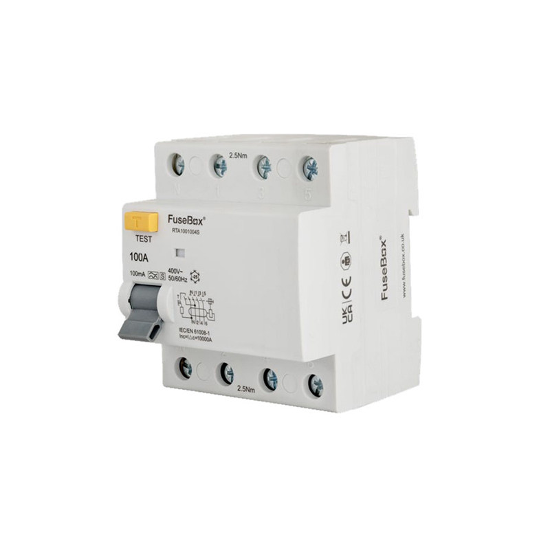 FuseBox 4 Pole Type A RCD 63A 30mA