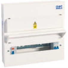 Consumer Unit -NX3-28S-SPD, Dual RCD 12 + 8 empty way Stacked Metal Enclosed Unit with Surge Protection Device