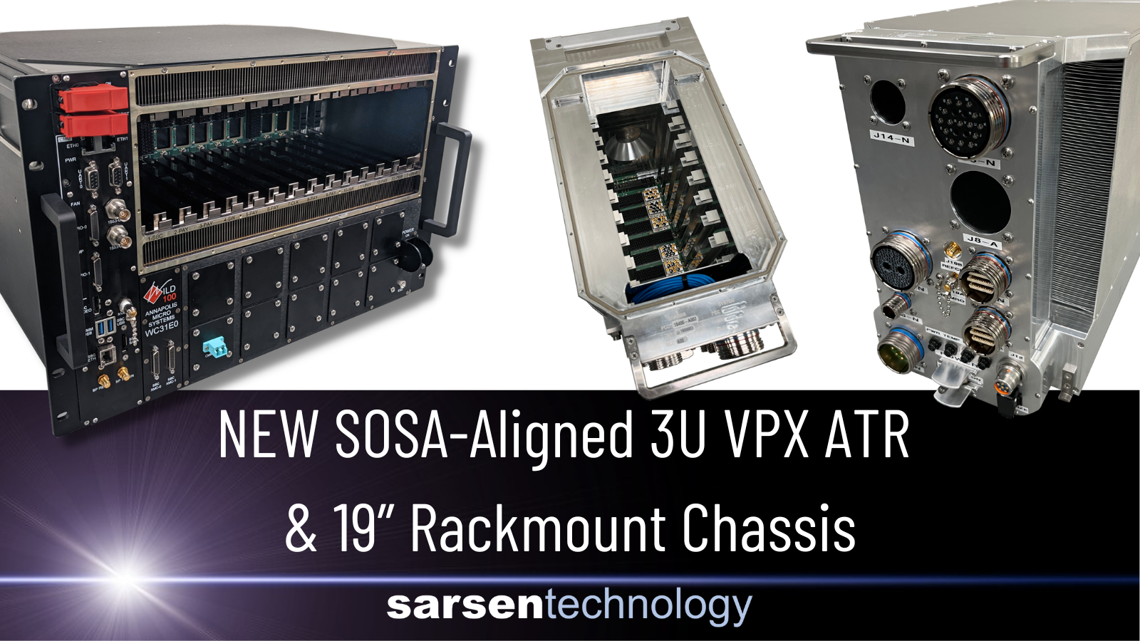 New 3U VPX ATR and 19" Rackmount Chassis Join WILD100™ Family of Chassis, Backplanes & Chassis Managers