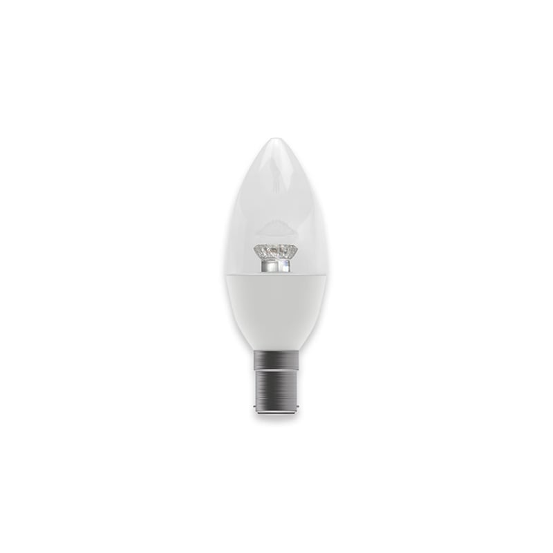 Bell Clear Non-Dimmable LED Candle 2.1W B15 2700K