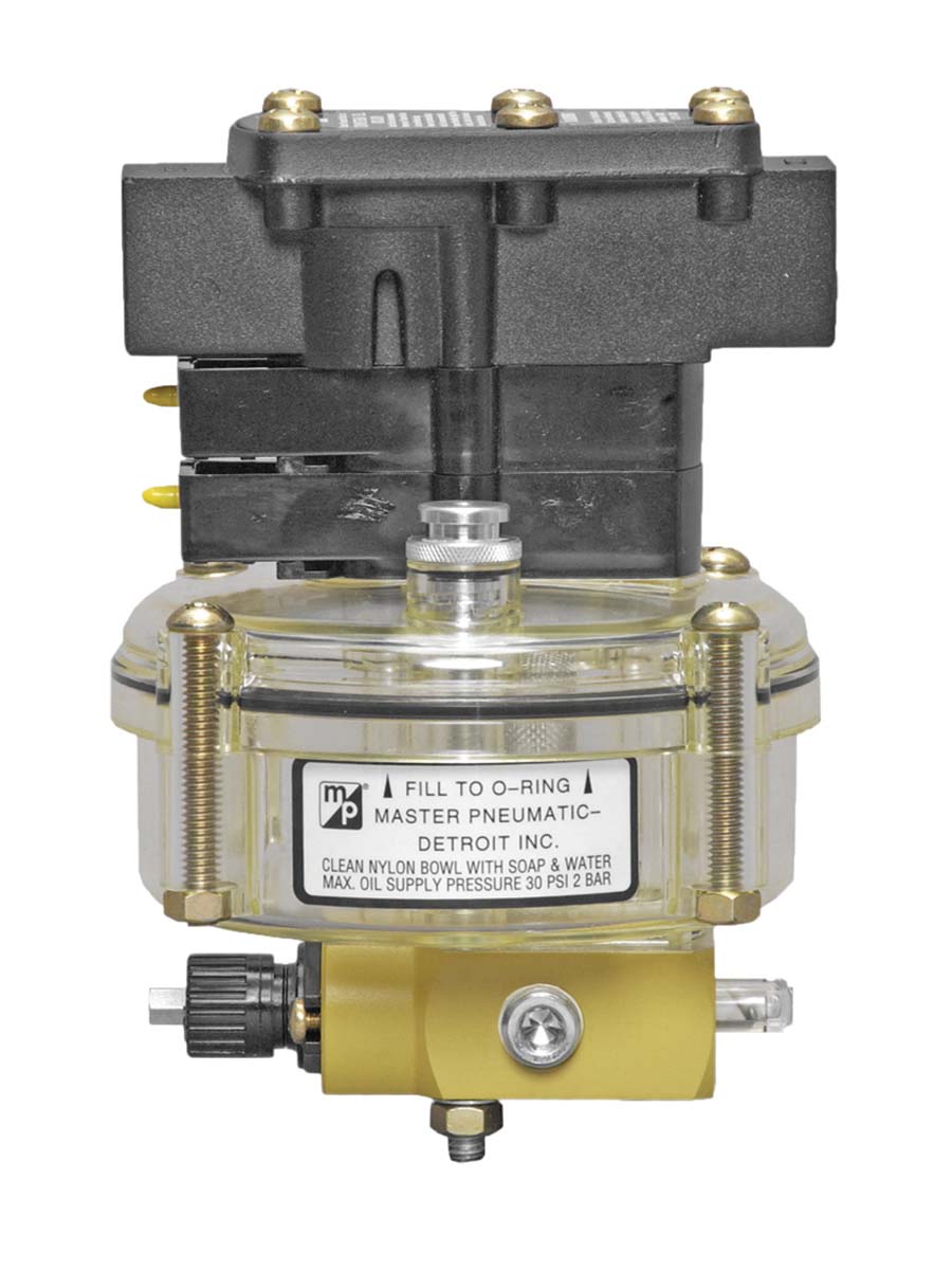 MASTER PNEUMATIC Series D600 1 Drop Lubricator &#45; Integral Reservoir, Two Pulse Counter