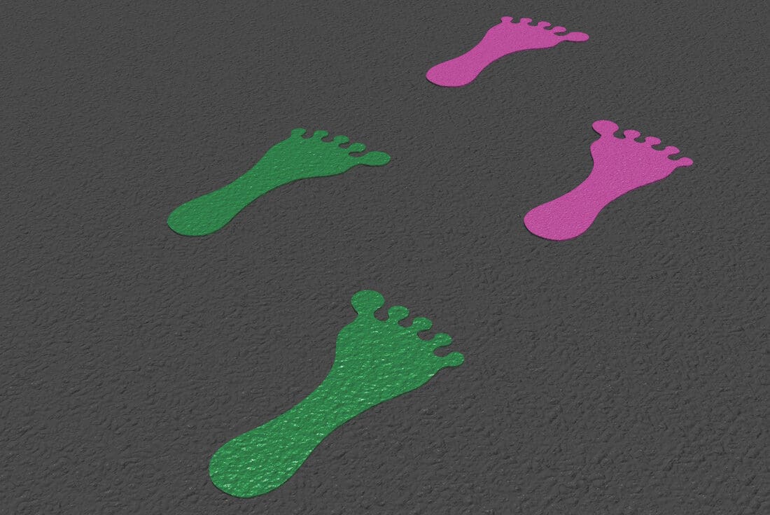 Footsteps (per pair) - Playground Graphics