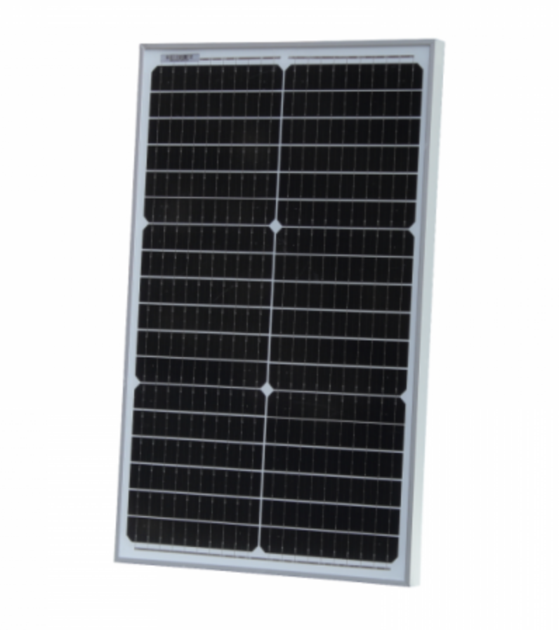 40W 12V Monocrystalline Solar Panel With 90Cm Cable